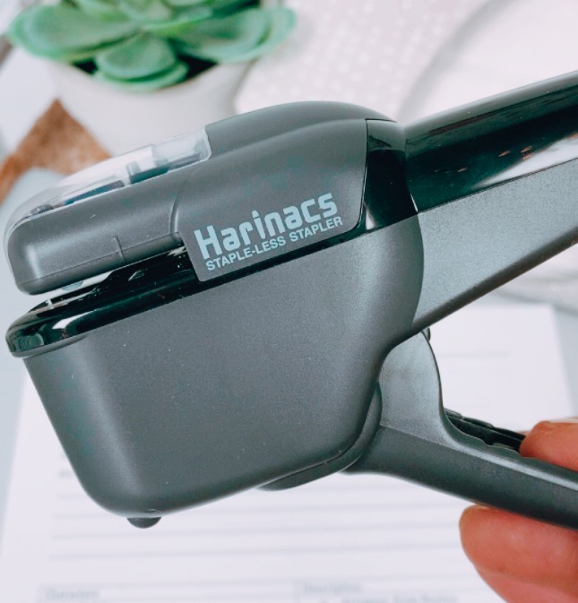 Stapleless staplers are a safe classroom must have