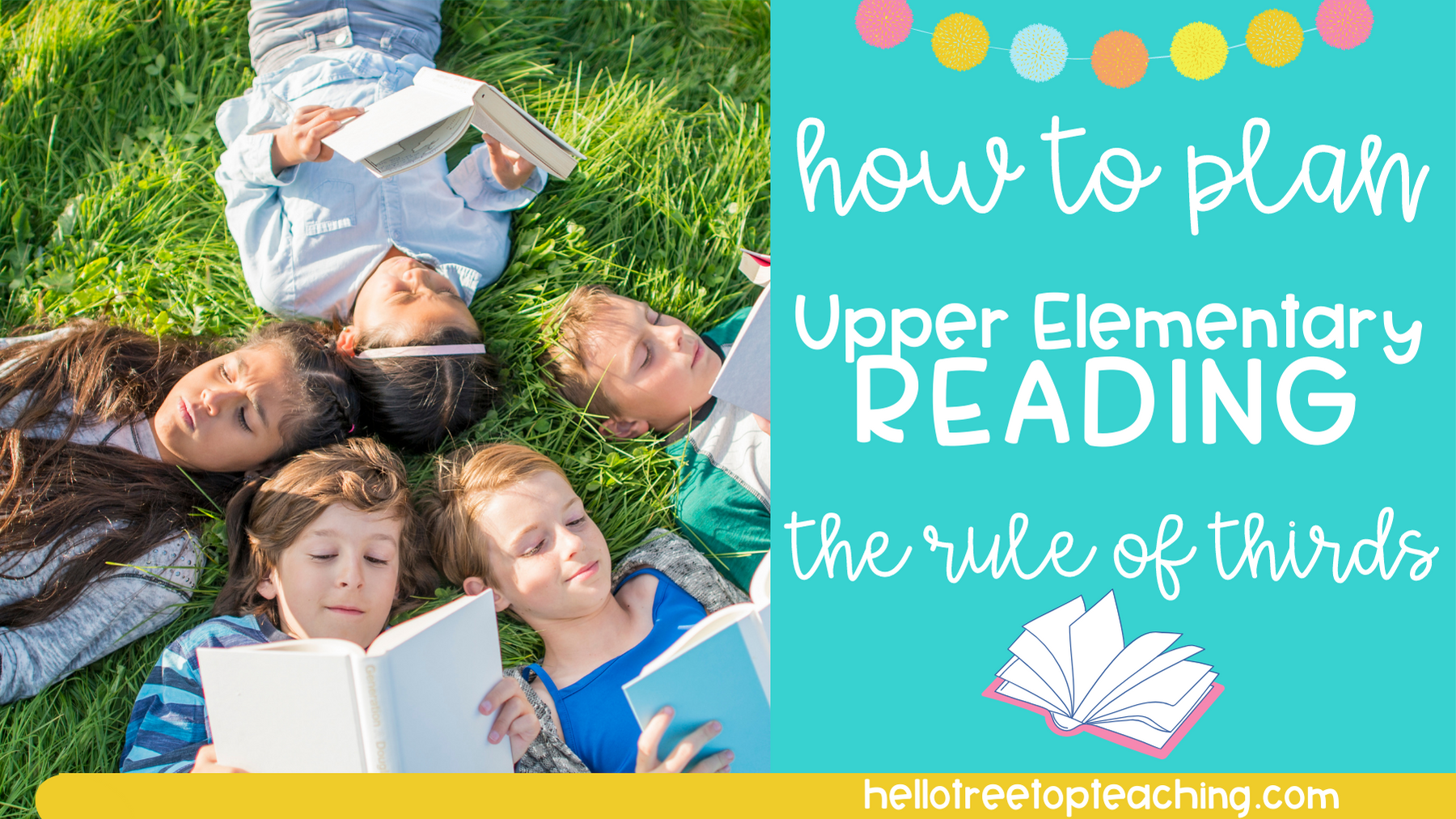 How to plan upper elementary reading instructional time using the rule of thirds